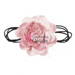 Floare cu snur pentru decor gat sau mana PRL50SS Rose cu perlute